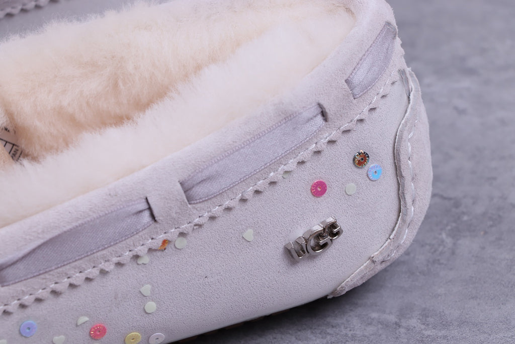 6125 Glow-in-the-Dark Starry Night Moccasin Boots – Grey | US Limited Edition (In Stock)
