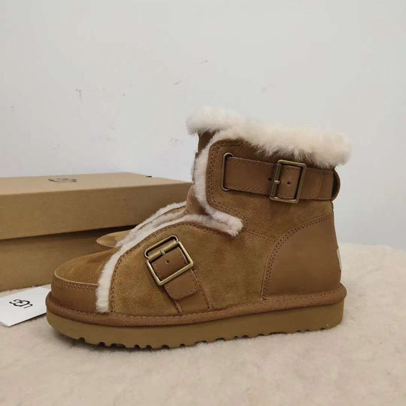 9431 New Edition Moto Shoes – Chestnut (In Stock)