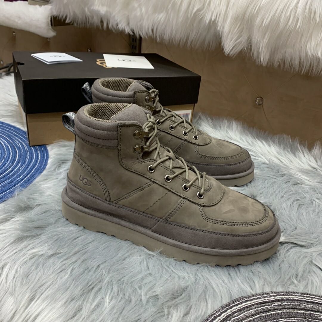 2991 Casual Lace-Up Men’s Boots – Grey (In Stock)
