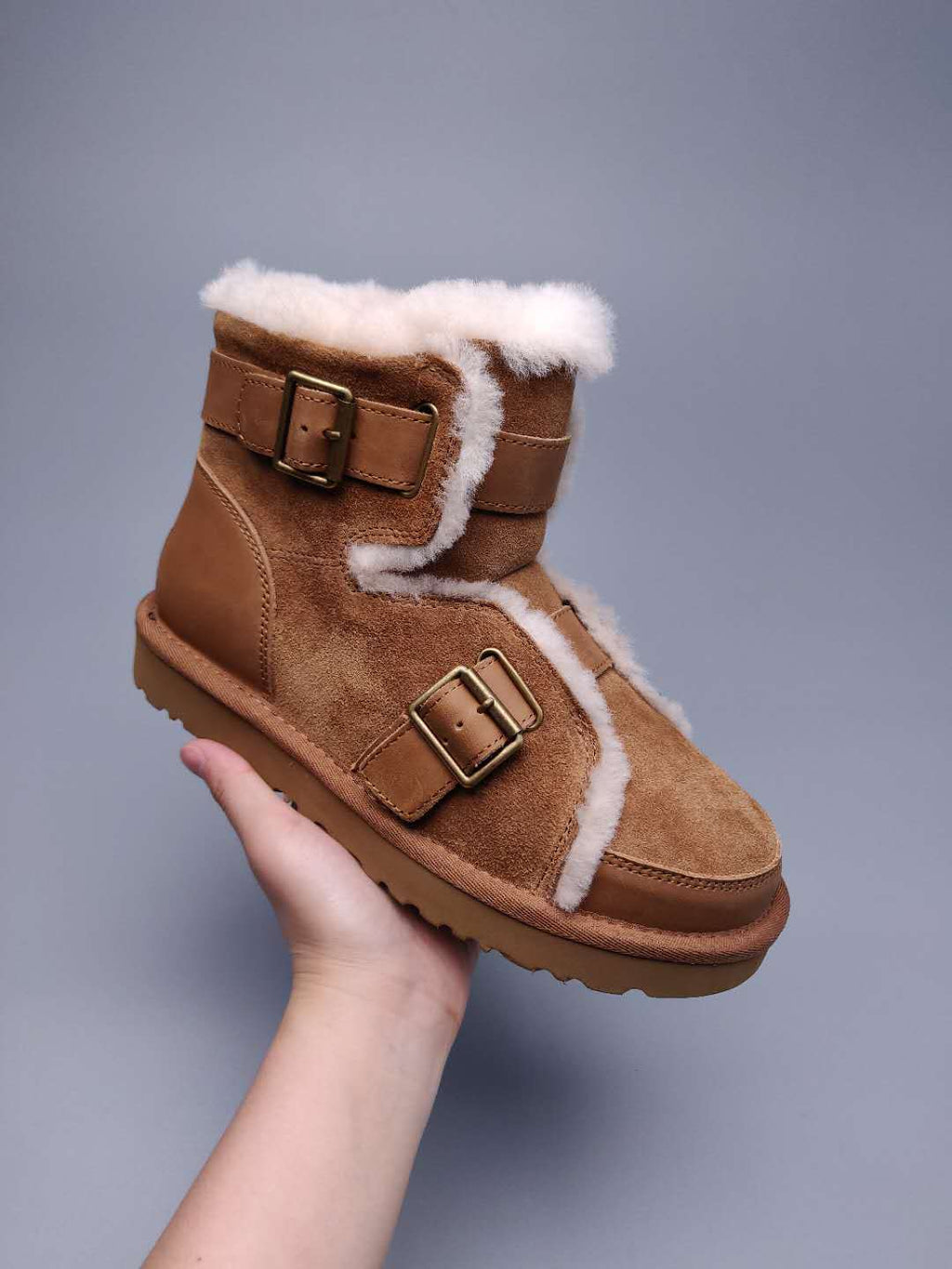 9431 New Edition Moto Shoes – Chestnut (In Stock)
