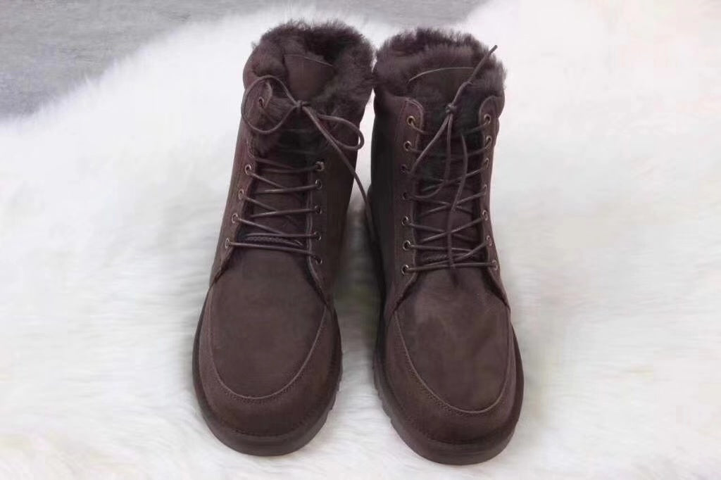 097 Versatile Fur-Lined Martin Boots – Chocolate