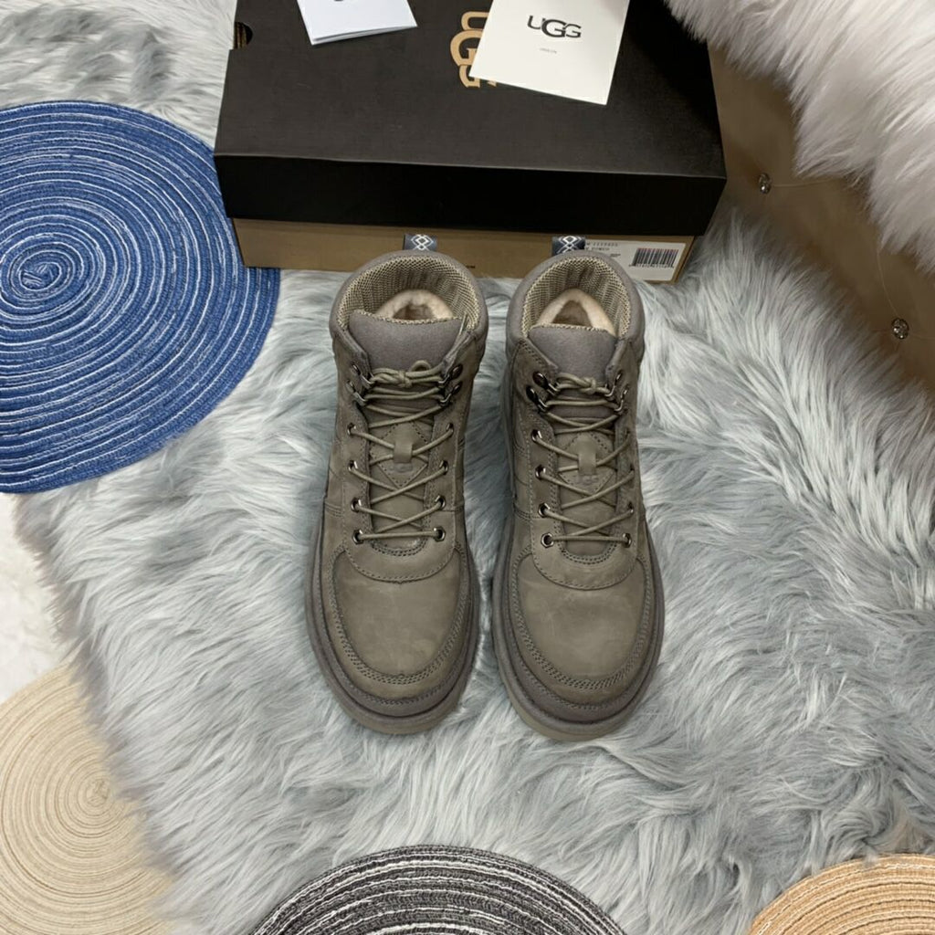 2991 Casual Lace-Up Men’s Boots – Grey (In Stock)