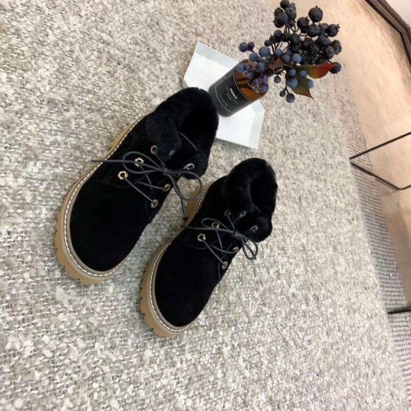 168 Lace-Up Martin Boots – Black