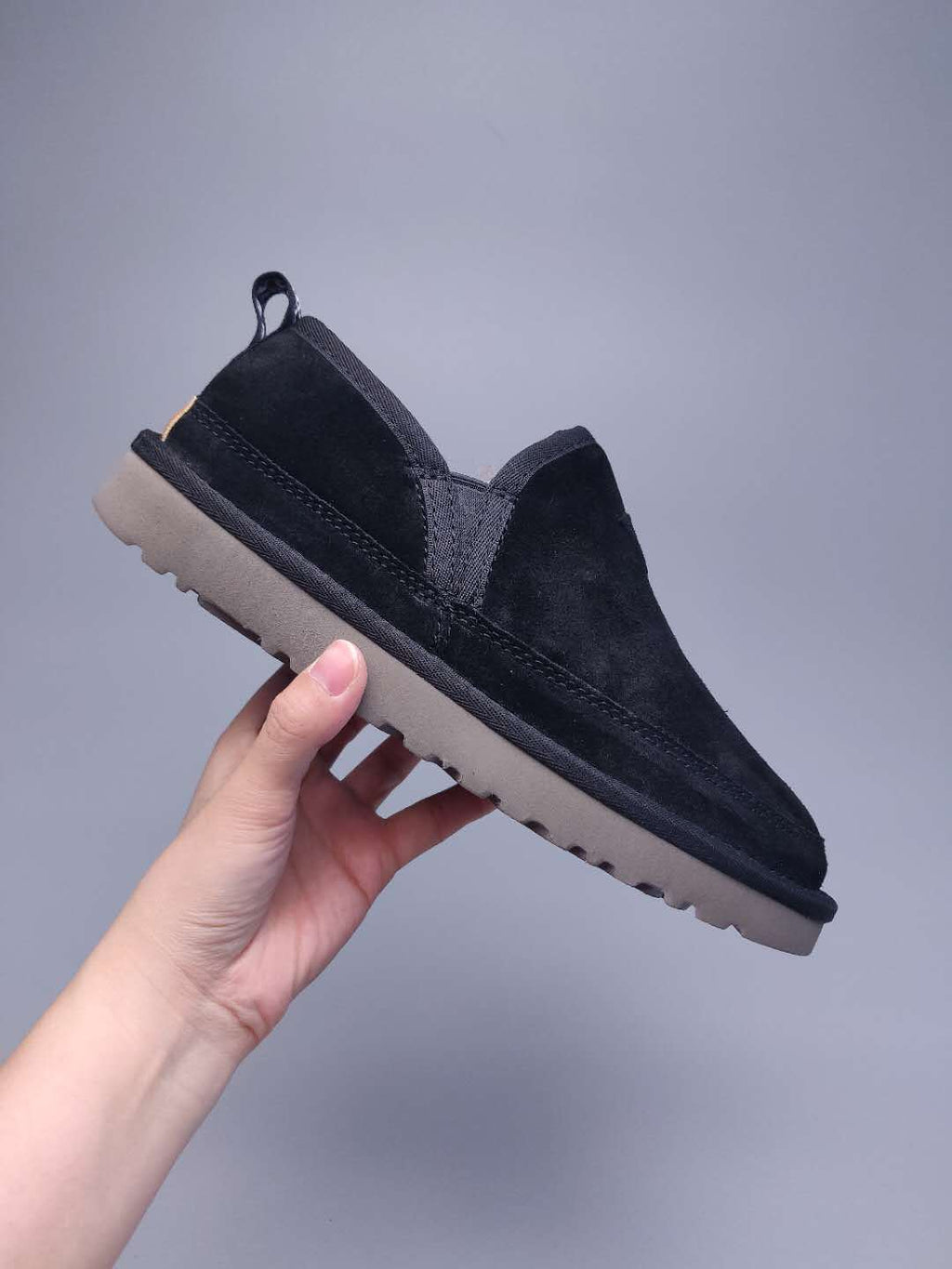 3455 Slip-On Low-Top Men’s Boots – Black (In Stock)