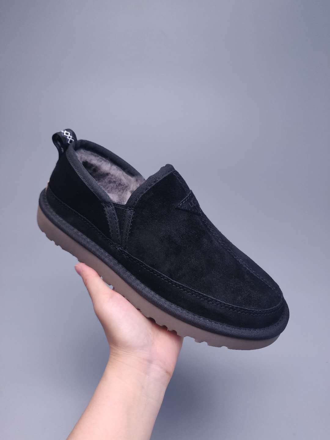 3455 Slip-On Low-Top Men’s Boots – Black (In Stock)