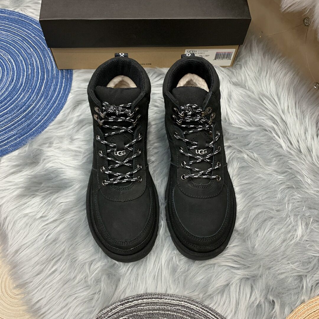 2991 Casual Lace-Up Men’s Boots – Black (In Stock)