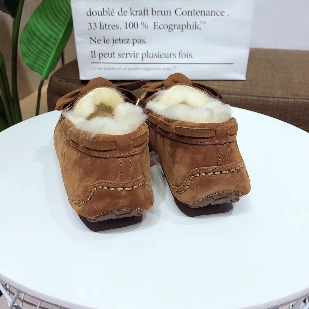 0031 Bow-Tie Driving Loafers – Chestnut