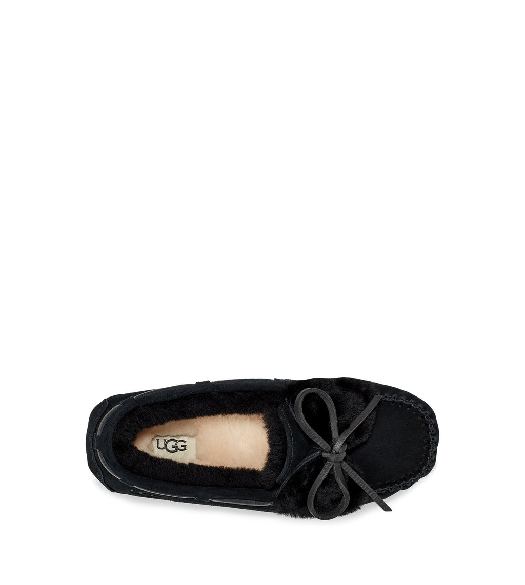 8913 Double Bow Loafers – Black (In Stock)