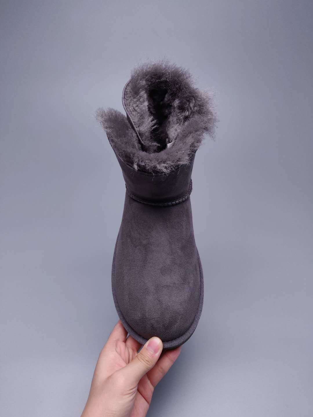 2481 Side-Zip Ankle Boots – Grey (In Stock)