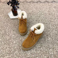 168 Lace-Up Martin Boots – Chestnut