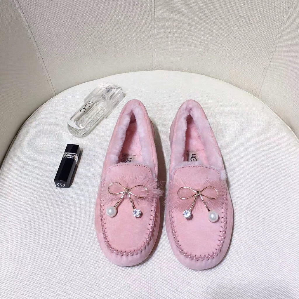 2023 Driving Loafers – Pink