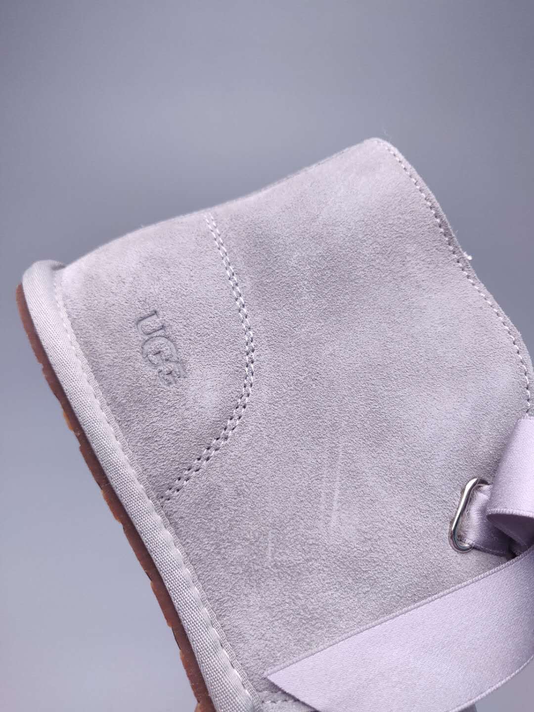 9934 Lace-Up Boots – Light Grey (In Stock)