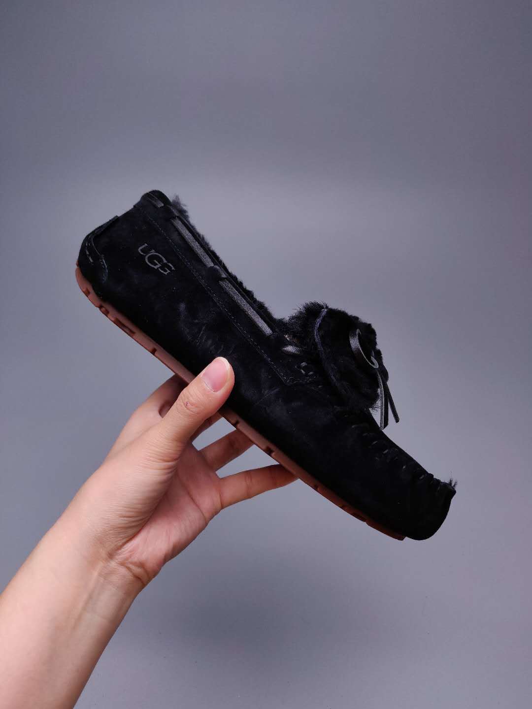 8913 Double Bow Loafers – Black (In Stock)