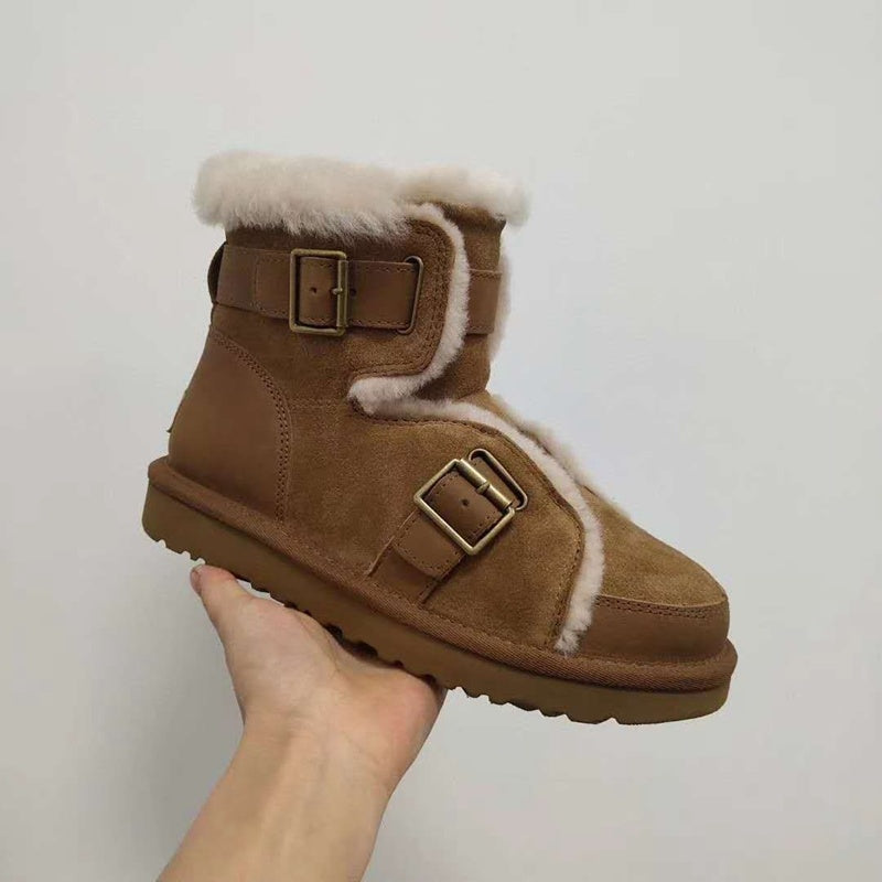 9431 New Edition Moto Shoes – Chestnut (In Stock)