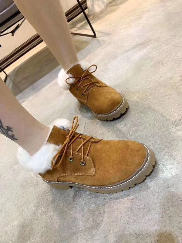 168 Lace-Up Martin Boots – Chestnut