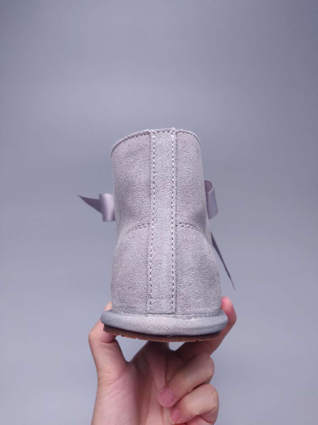 9934 Lace-Up Boots – Light Grey (In Stock)