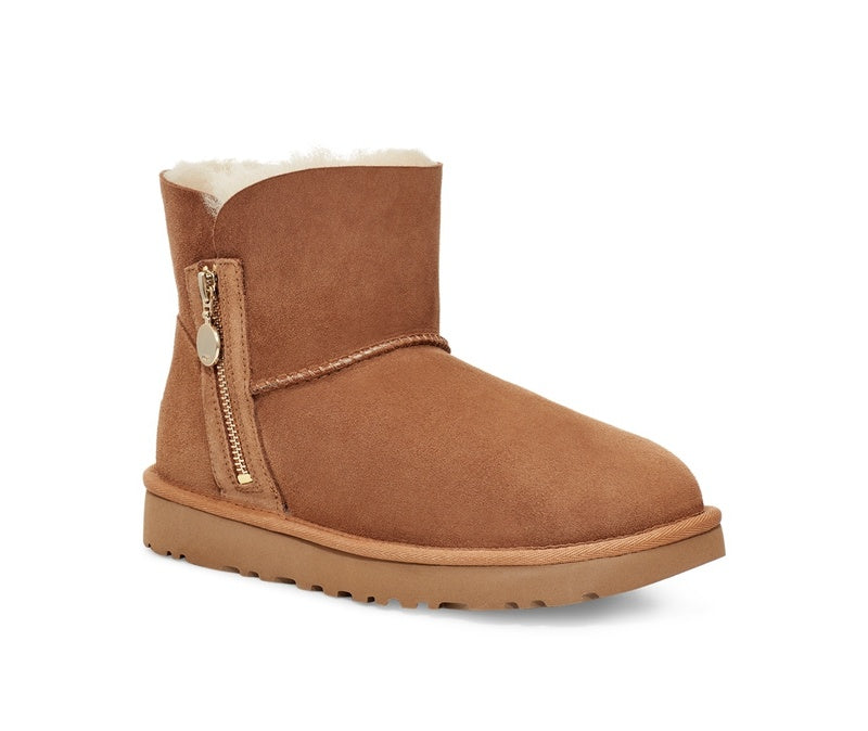 2481 Side-Zip Ankle Boots – Chestnut (In Stock)