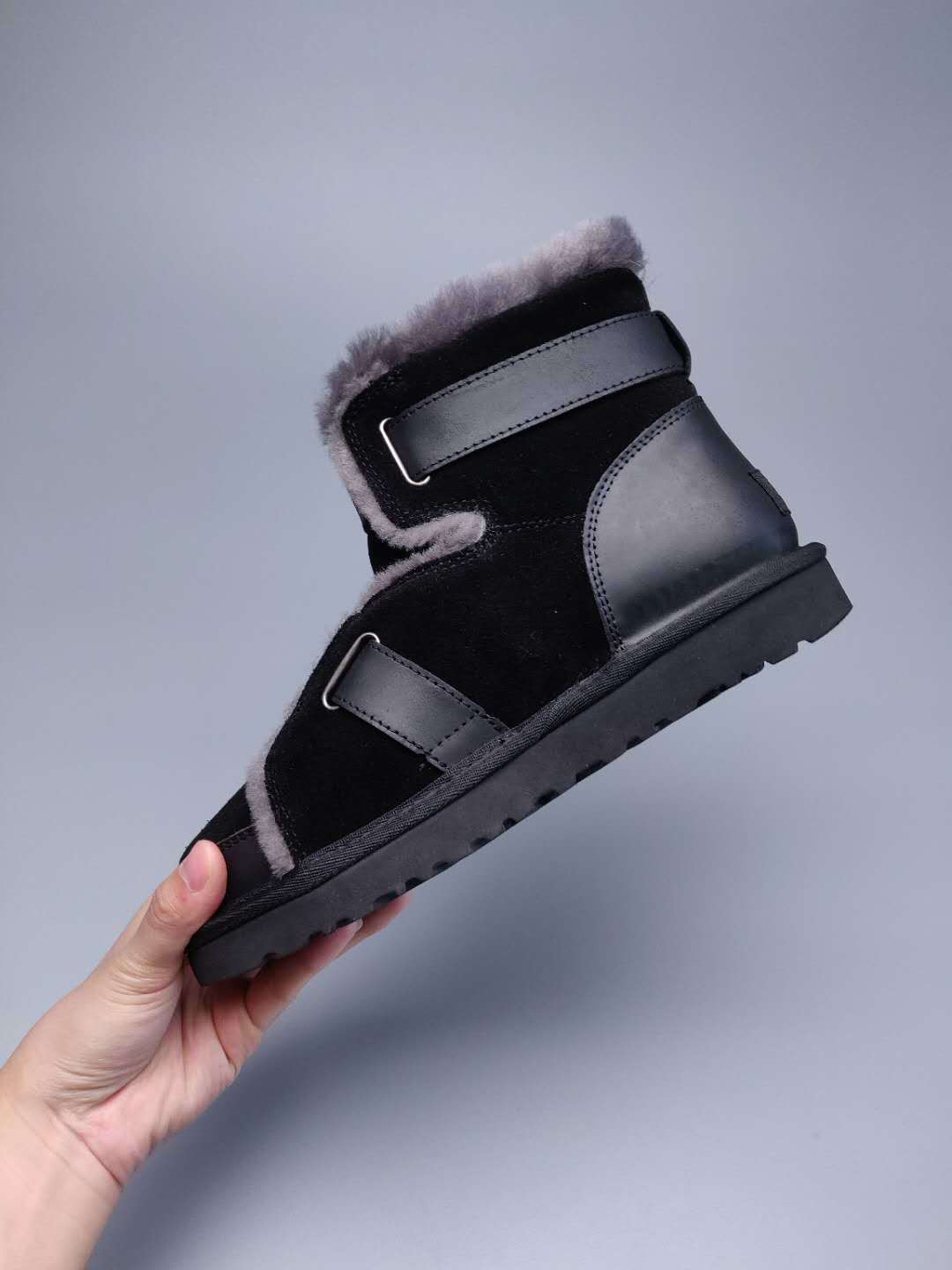 9431 New Edition Moto Shoes – Black Grey (In Stock)
