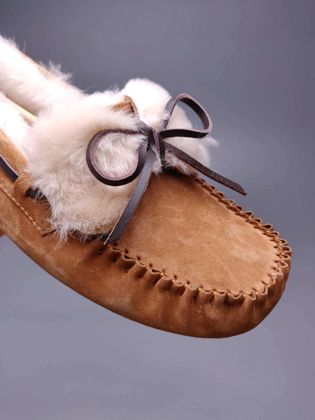 8913 Double Bow Loafers – Chestnut (In Stock)