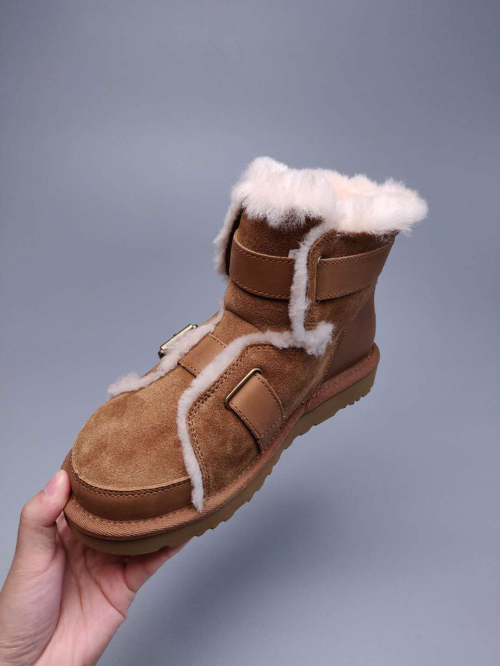 9431 New Edition Moto Shoes – Chestnut (In Stock)
