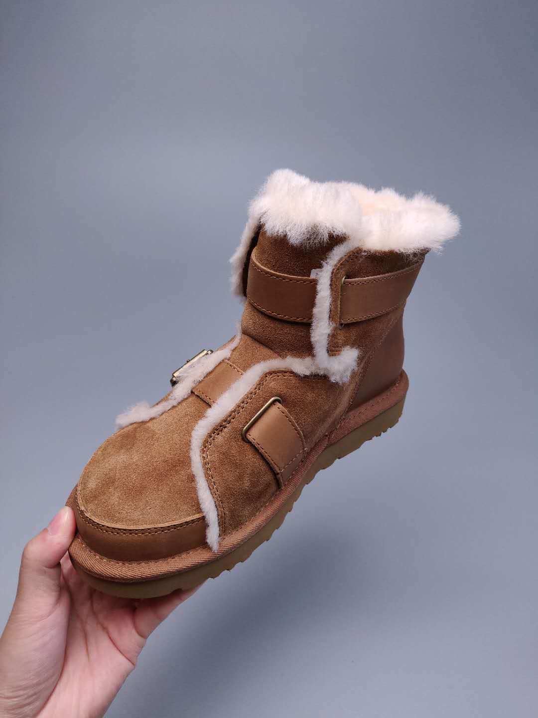 9431 New Edition Moto Shoes – Chestnut (In Stock)