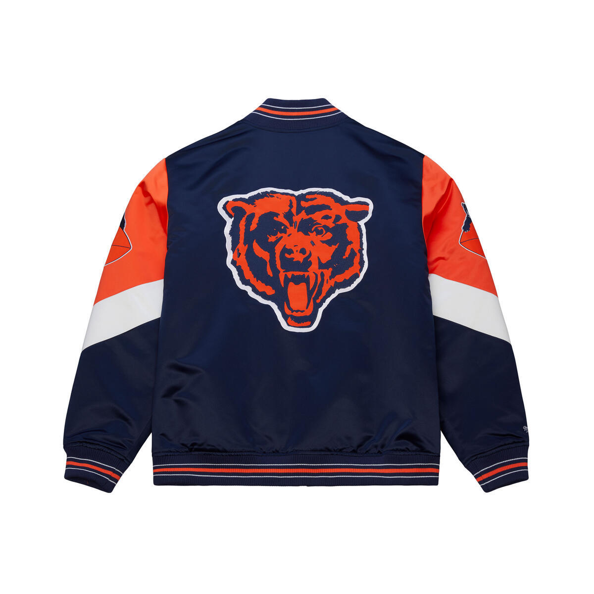 M&N NFL Vintage Chicago Bears Throw It Back Heavyweight Satin Jacket
