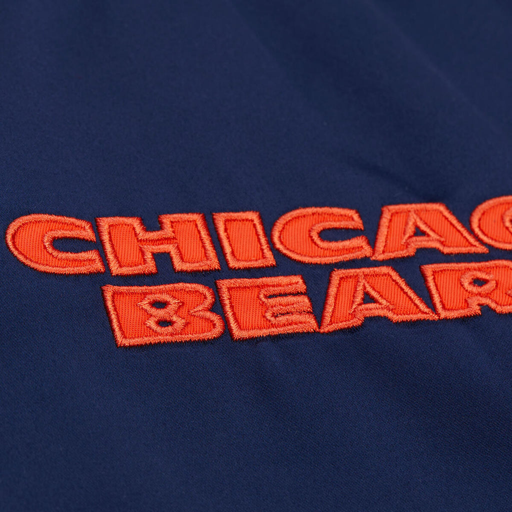 M&N NFL Vintage Chicago Bears Throw It Back Heavyweight Satin Jacket