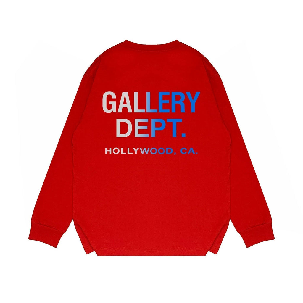 Gallery Dept Long Sleeved Shirt Fashion Brand Long Sleeve Long-Sleeved T-shirt Blouse