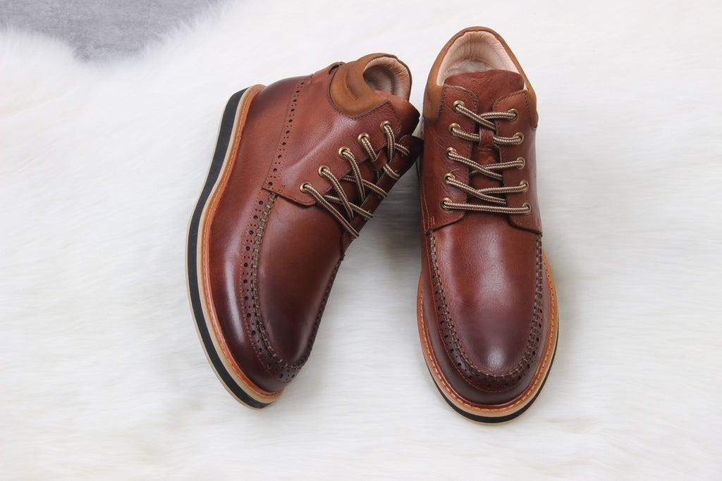 UGG H0716-1 Beckham X Men’s Sheepskin Snow Boots – Chestnut