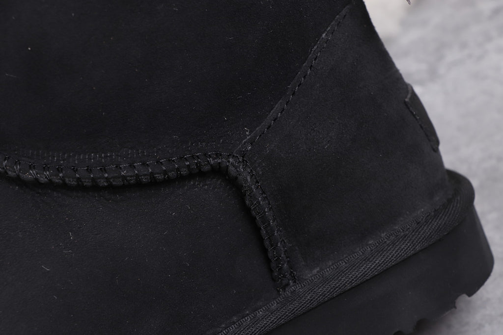 2972 Classic Mini II Exotic Bow Boots – Black (In Stock)