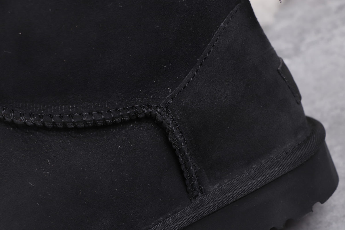 2972 Classic Mini II Exotic Bow Boots – Black (In Stock)
