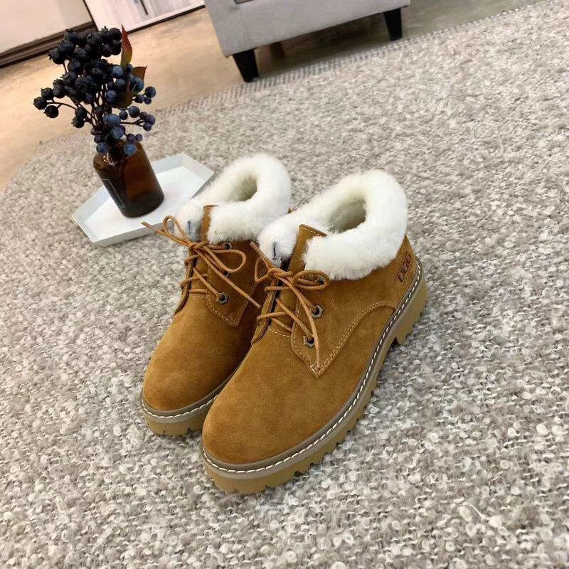 168 Lace-Up Martin Boots – Chestnut