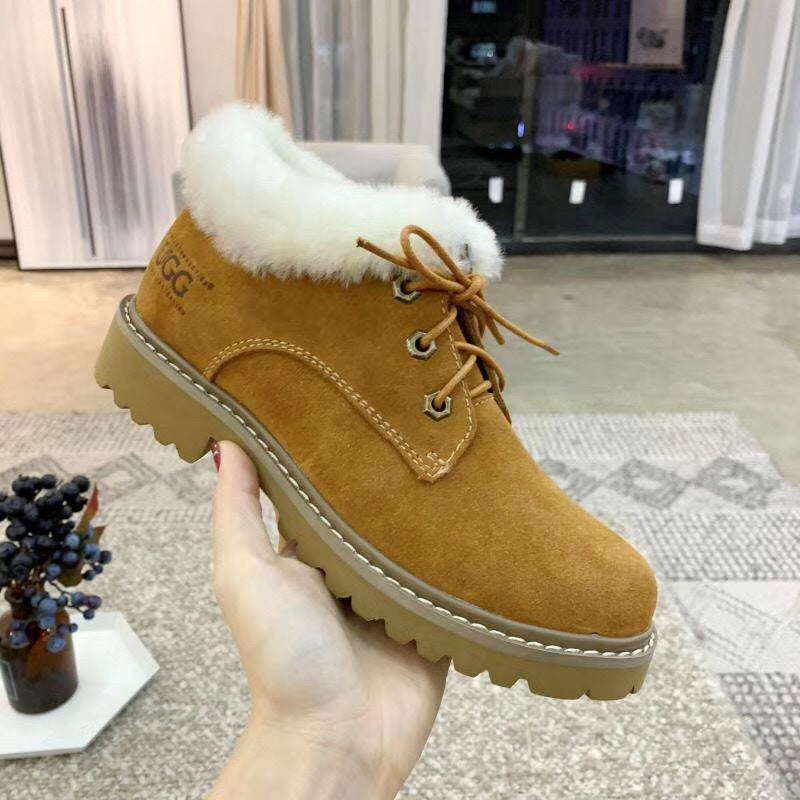168 Lace-Up Martin Boots – Chestnut