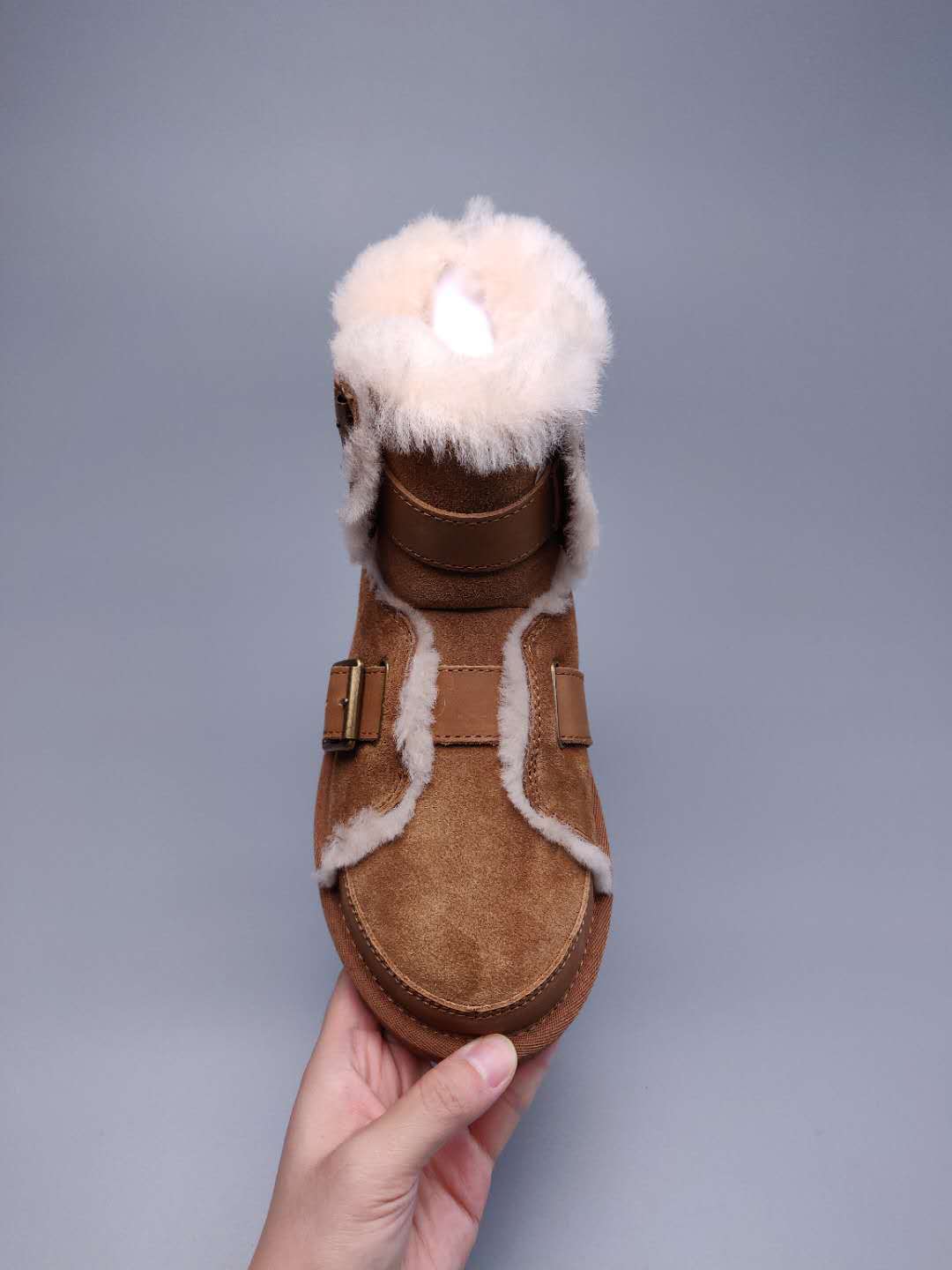 9431 New Edition Moto Shoes – Chestnut (In Stock)