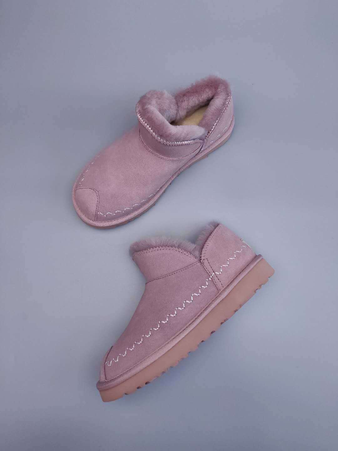 0888 New Style Ankle Boots – Dusty Pink (In Stock)