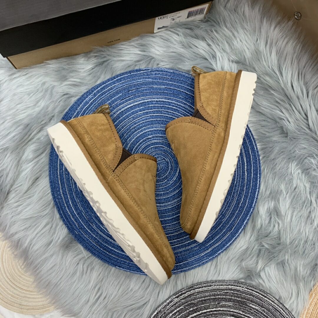 3455 Slip-On Low-Top Men’s Boots – Chestnut (In Stock)