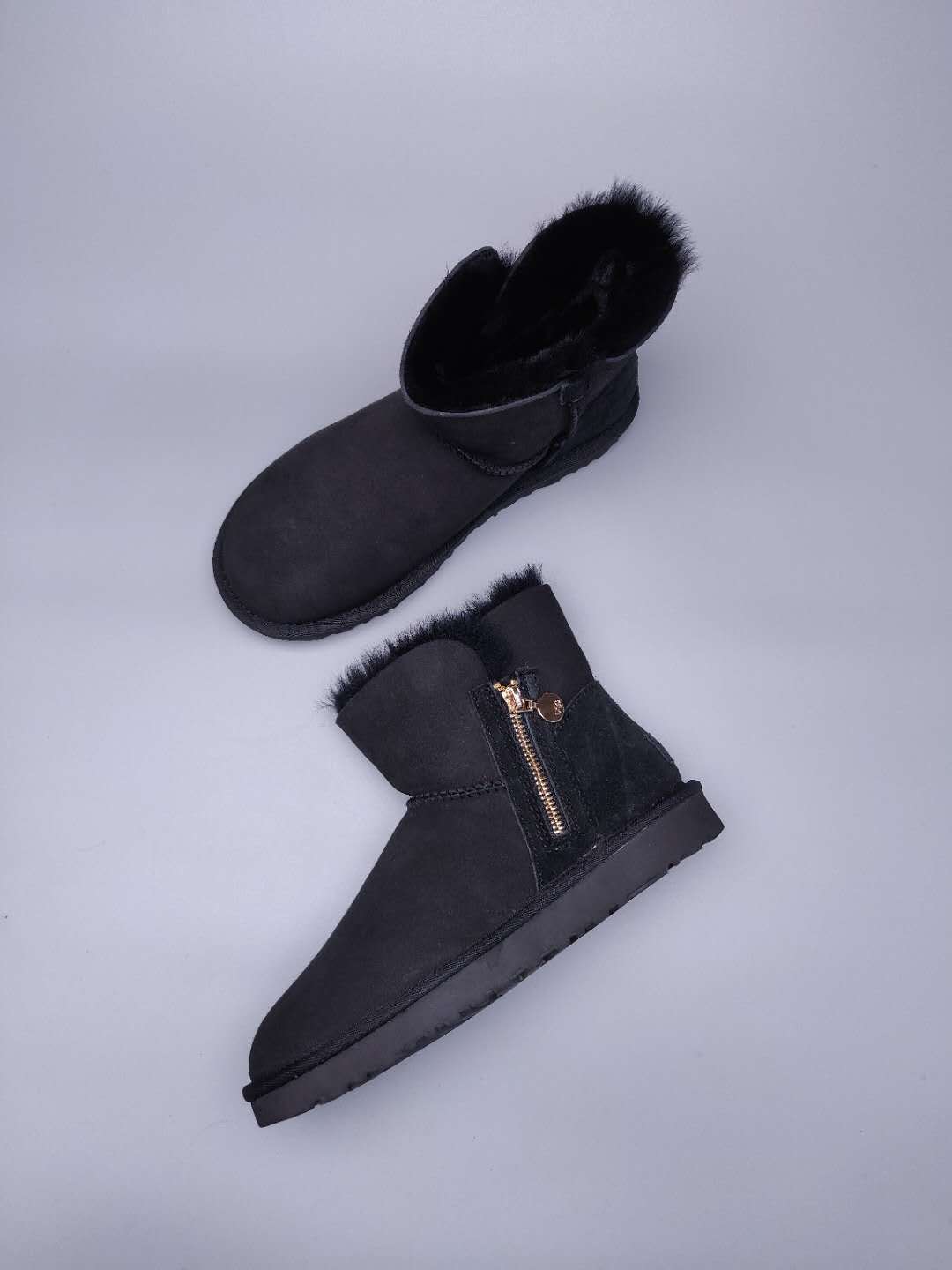 2481 Side-Zip Ankle Boots – Black (In Stock)