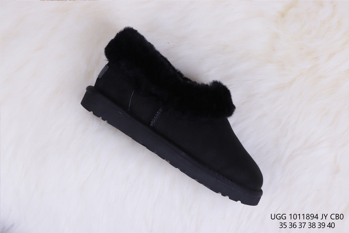 1894 Women’s Casual Home Slippers – Black (In Stock)