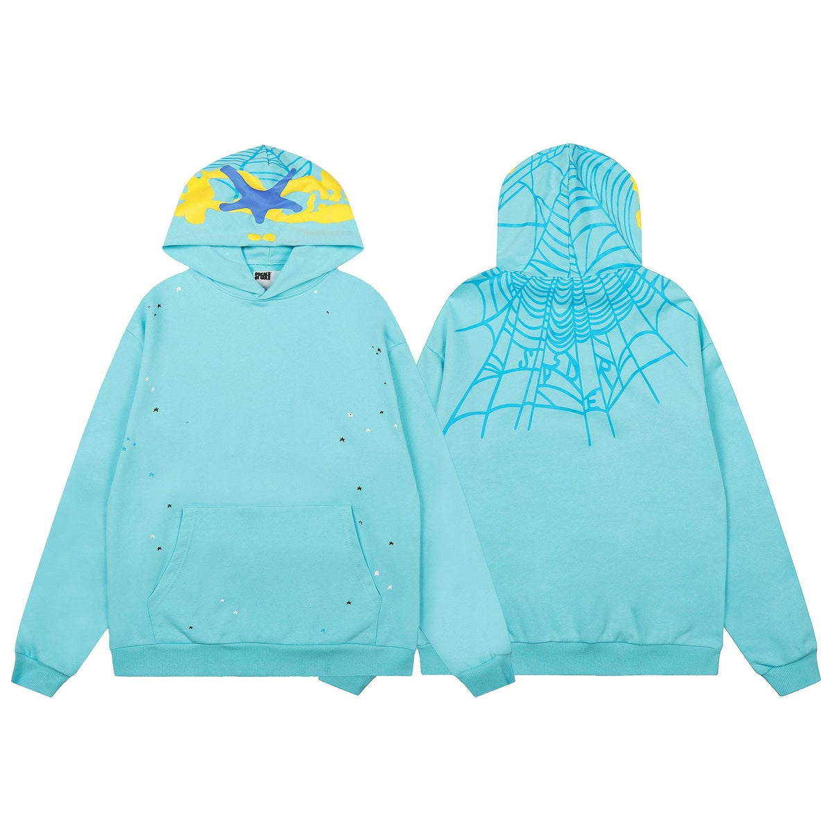 Sp5der Spiderweb Graphic Hoodie & Jogger Matching Set