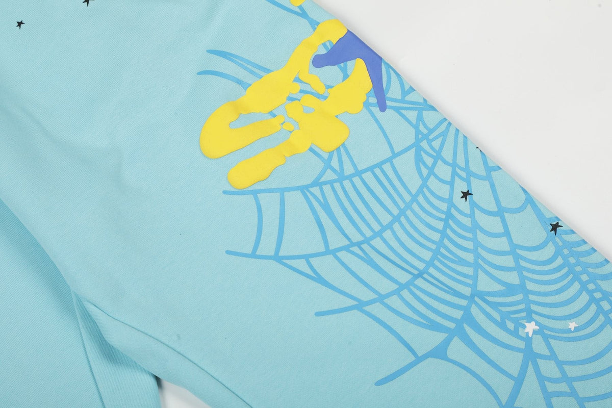 Sp5der Spiderweb Graphic Hoodie & Jogger Matching Set