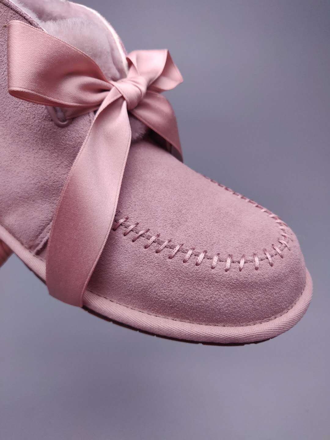 9934 Lace-Up Boots – Dusty Pink (In Stock)