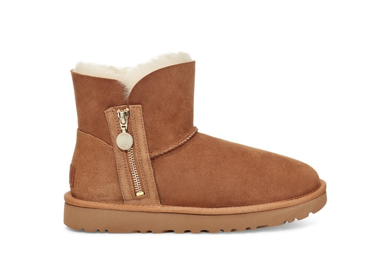 2481 Side-Zip Ankle Boots – Chestnut (In Stock)