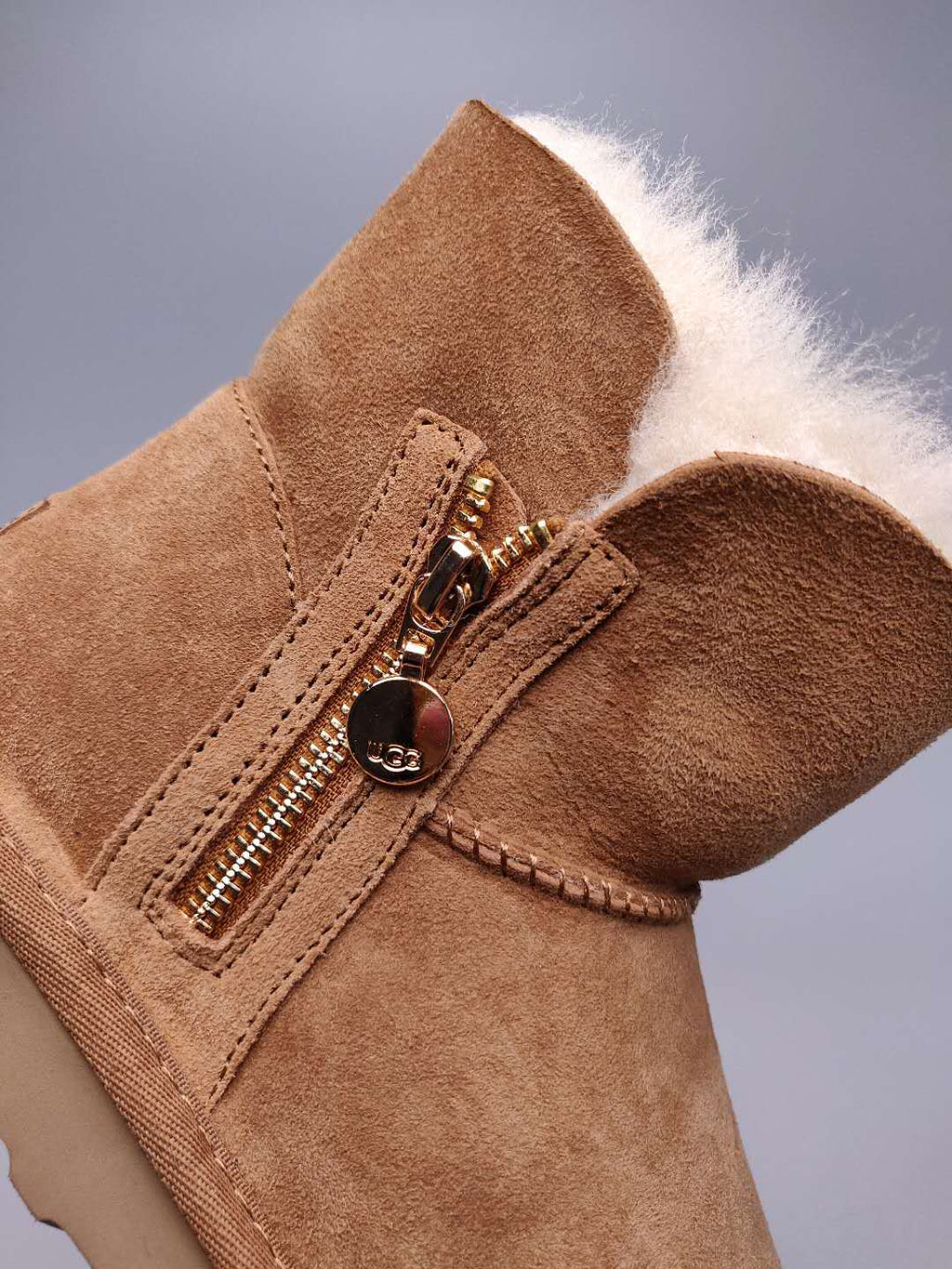 2481 Side-Zip Ankle Boots – Chestnut (In Stock)