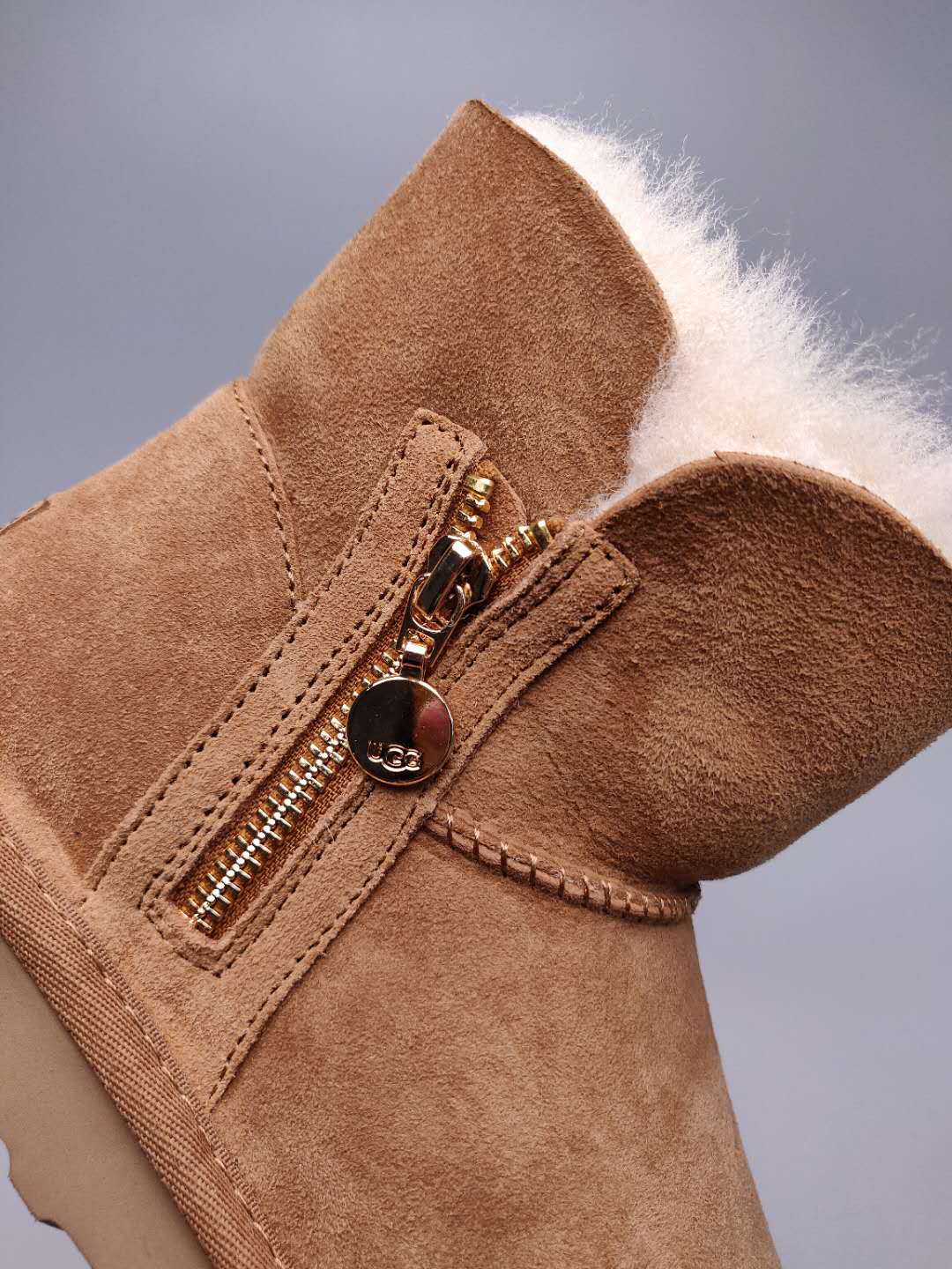 2481 Side-Zip Ankle Boots – Chestnut (In Stock)