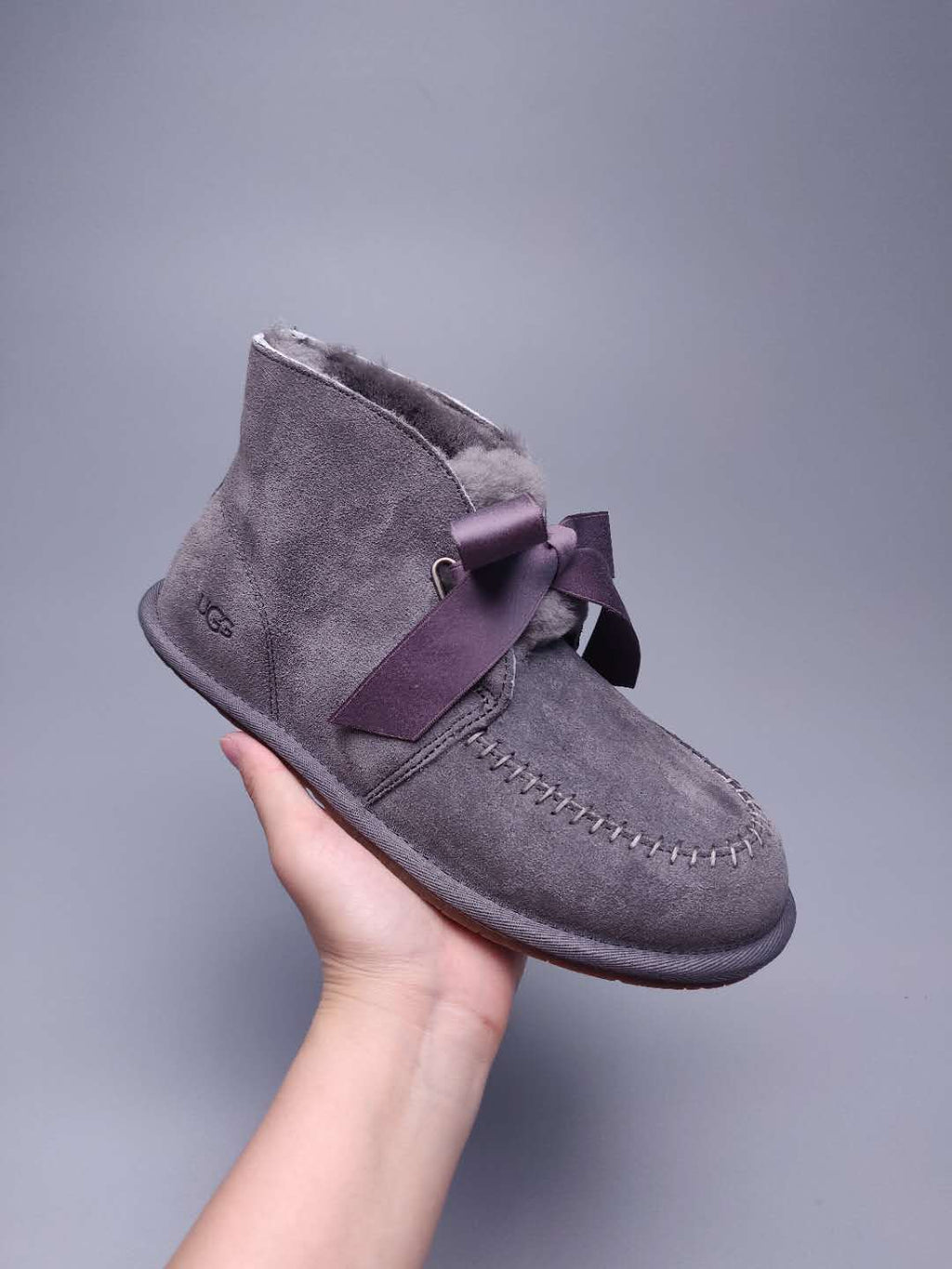 9934 Lace-Up Boots – Dark Grey (In Stock)