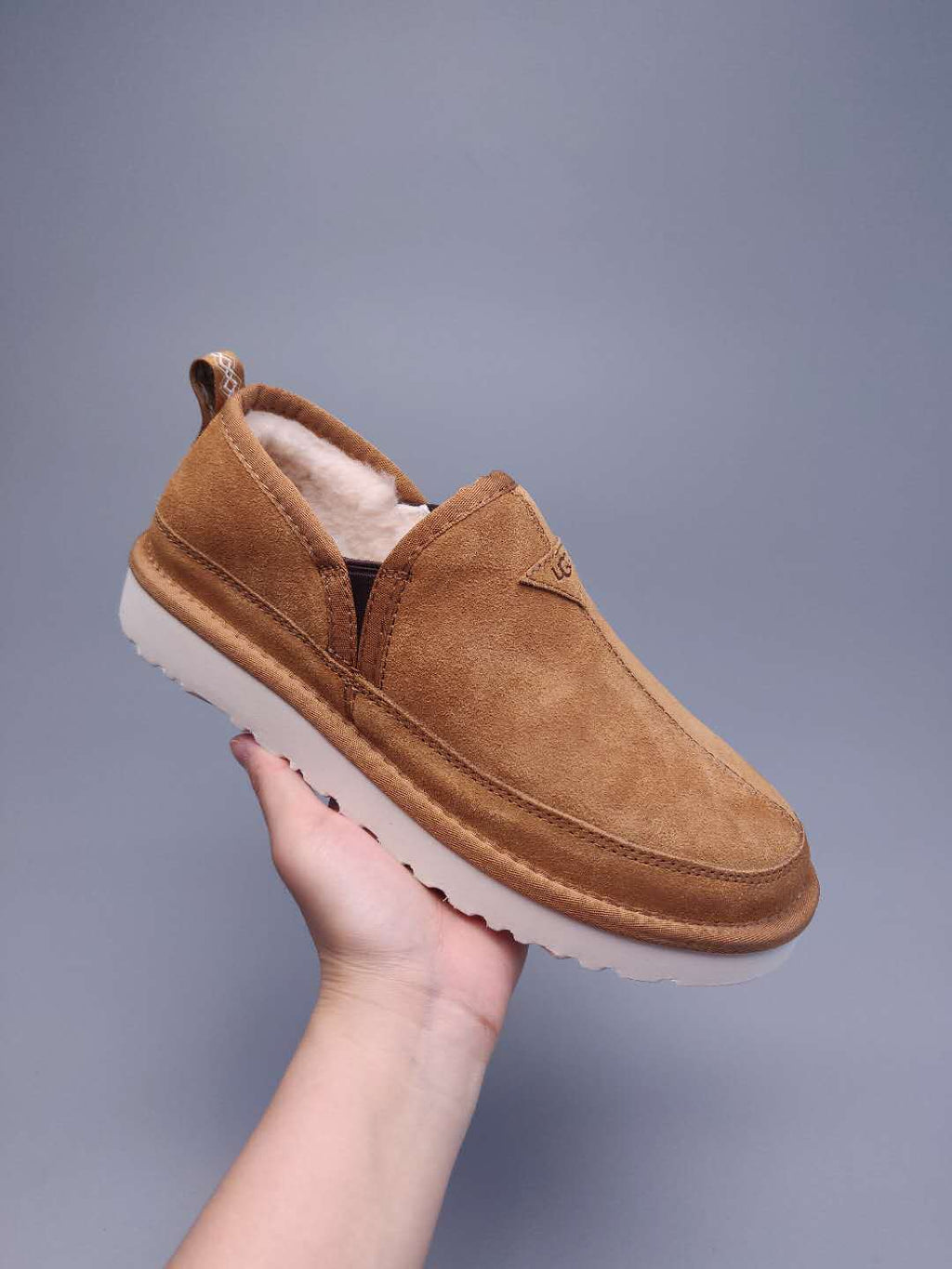 3455 Slip-On Low-Top Men’s Boots – Chestnut (In Stock)