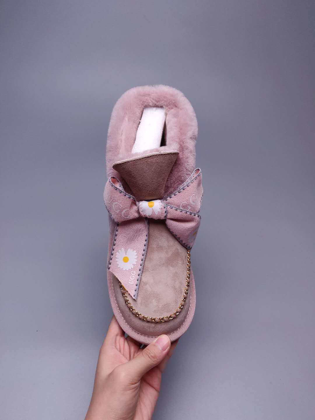 7888 Daisy Chain Ribbon Boots – Dusty Pink (In Stock)