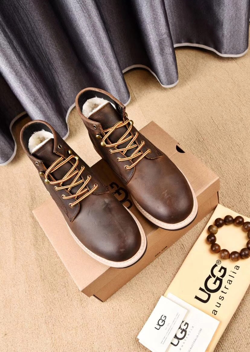 8727 Leather Shoes – Grimsun Series (Chocolate)
