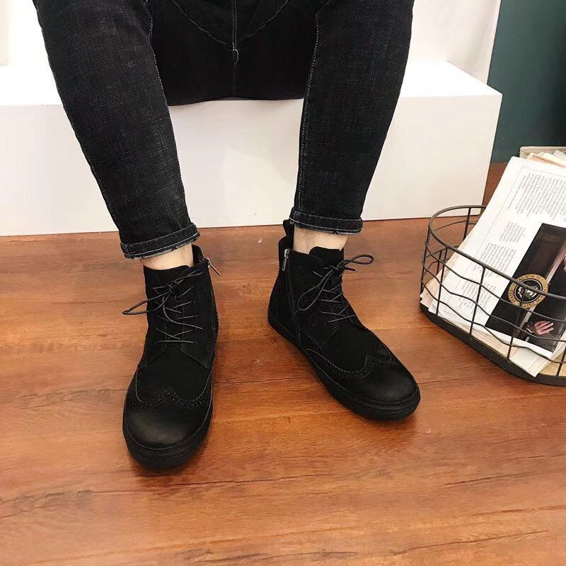 3384 Men's Fashion Boots – Black