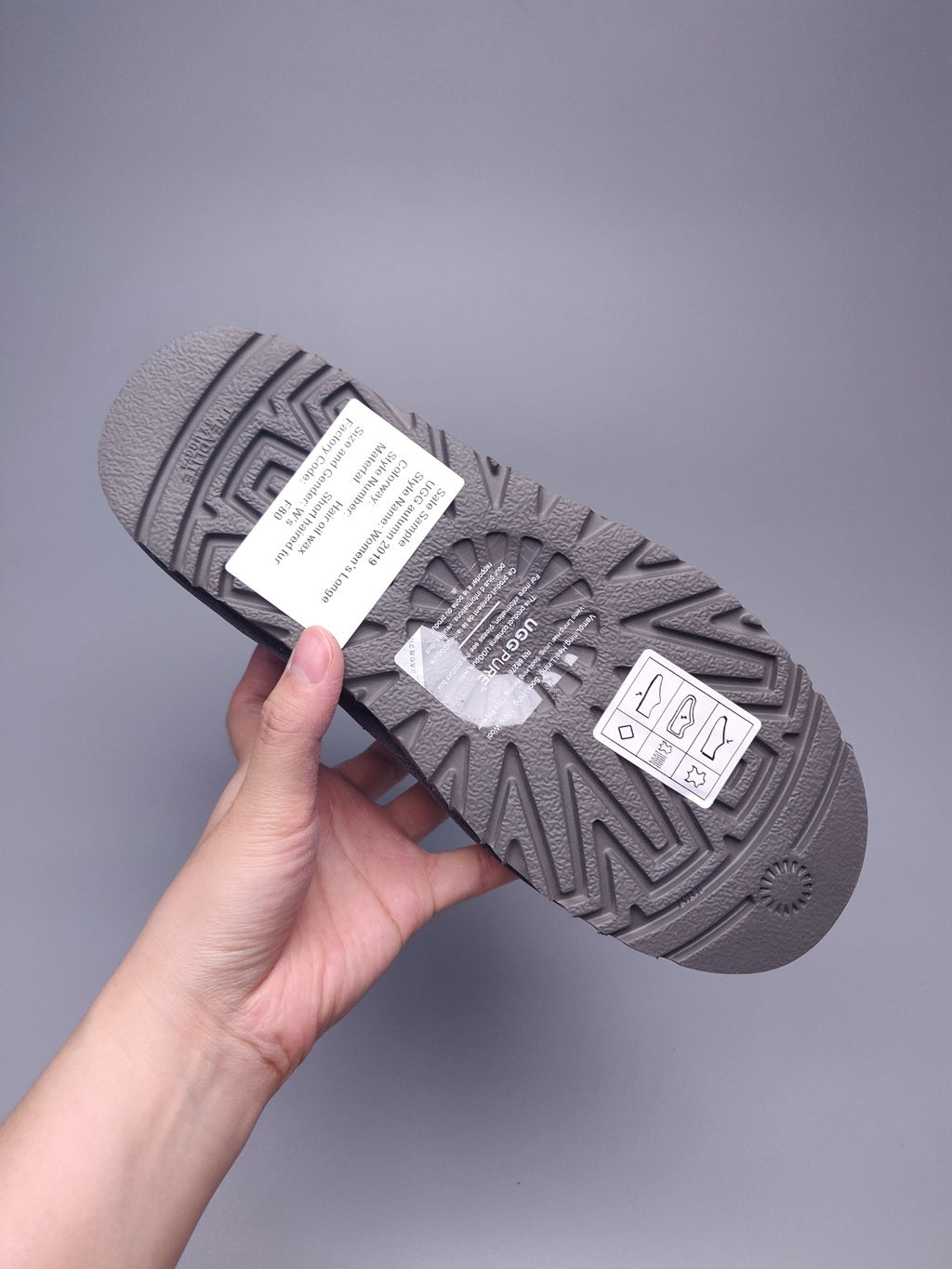 8358 Glow-in-the-Dark Moto Snow Boots – Grey (In Stock)